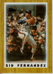 1987 Topps Mini Leaders Baseball Cards 022      Sid Fernandez